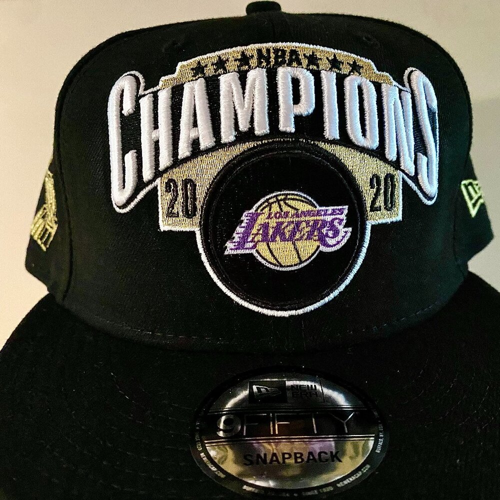 Rare New Los Angeles Lakers 2020 NBA Finals Champions Locker Hat Cap 9Fifty